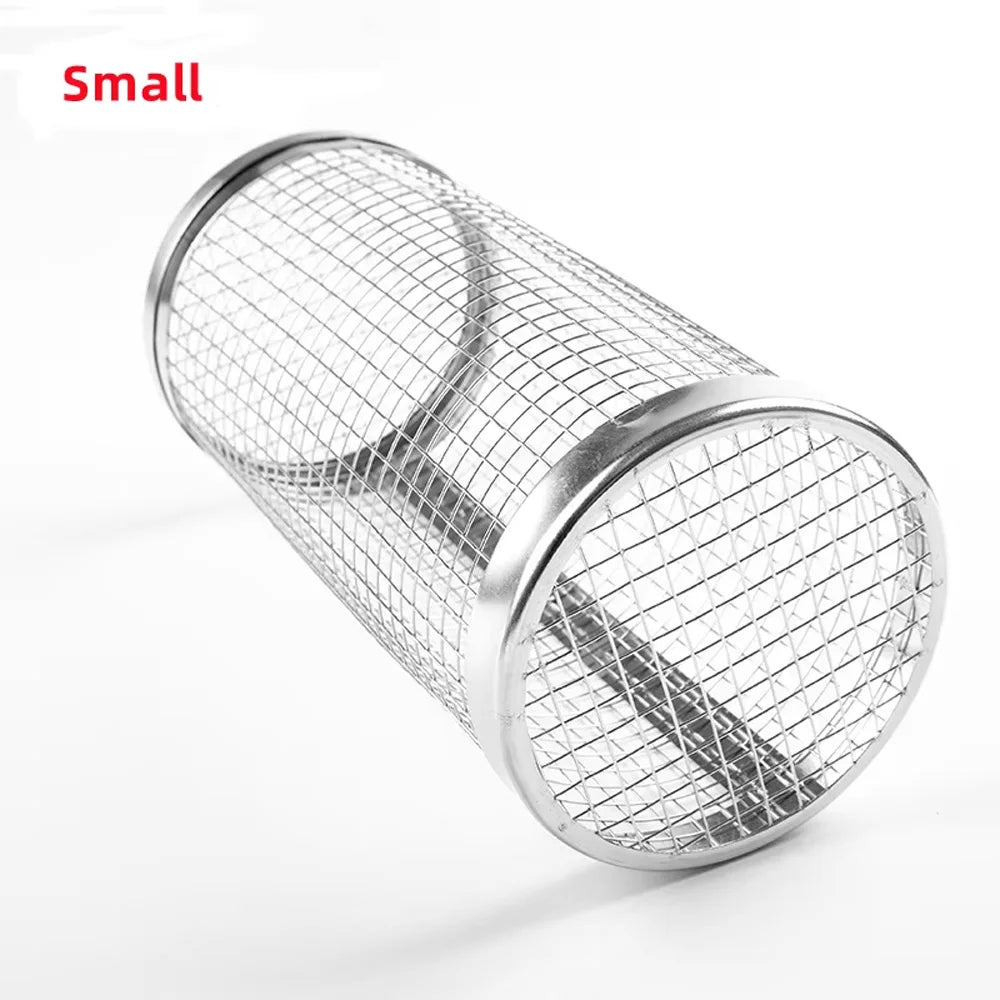 Stainless Steel BBQ Mesh Non Stick Grilling Basket Grill Mesh Mat Meat Vegetable Steak Picnic Party Barbecue Tool